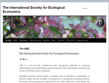 Tablet Screenshot of isecoeco.org